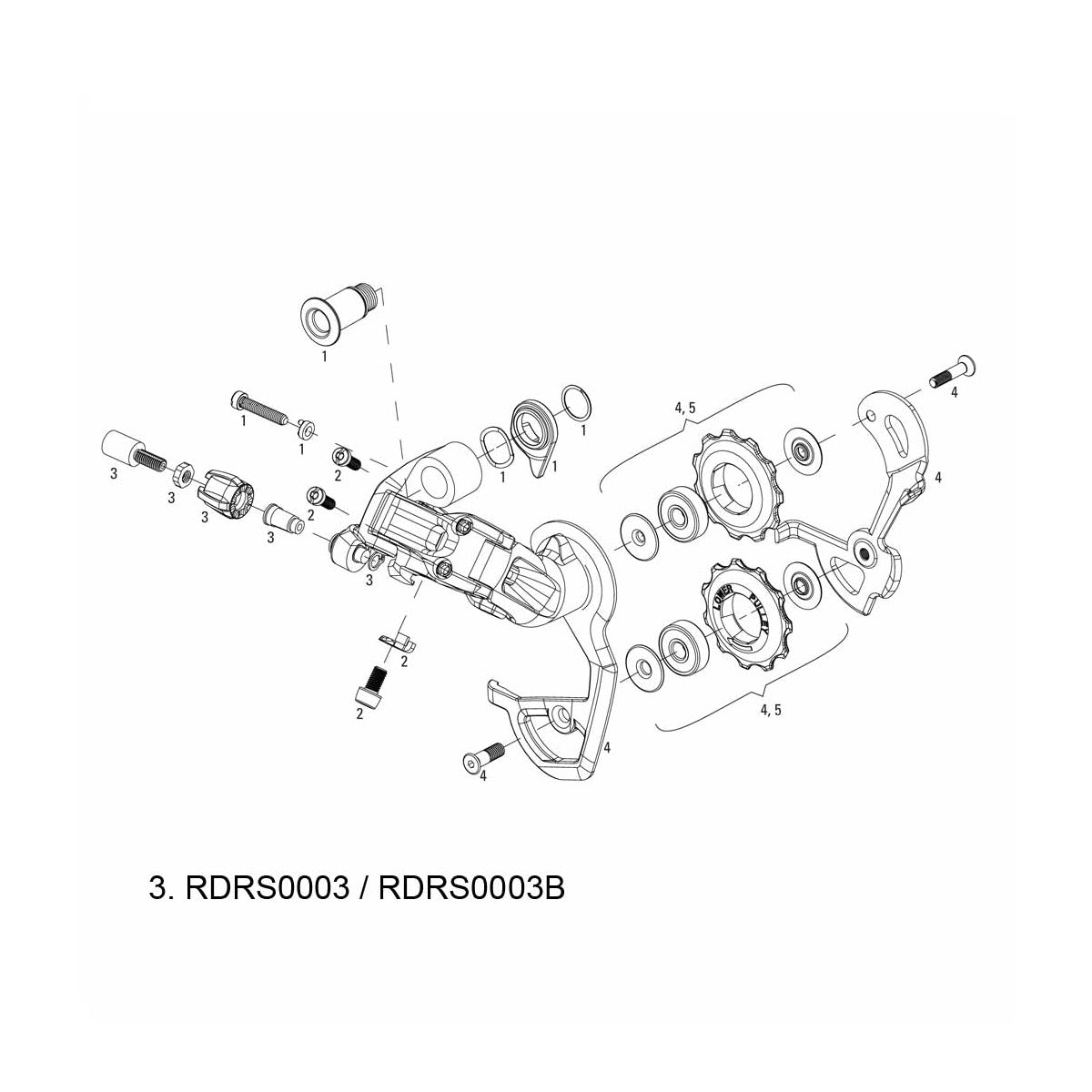 Sram Spare - Rear Derailleur Barrel Adjuster Kit Red Black