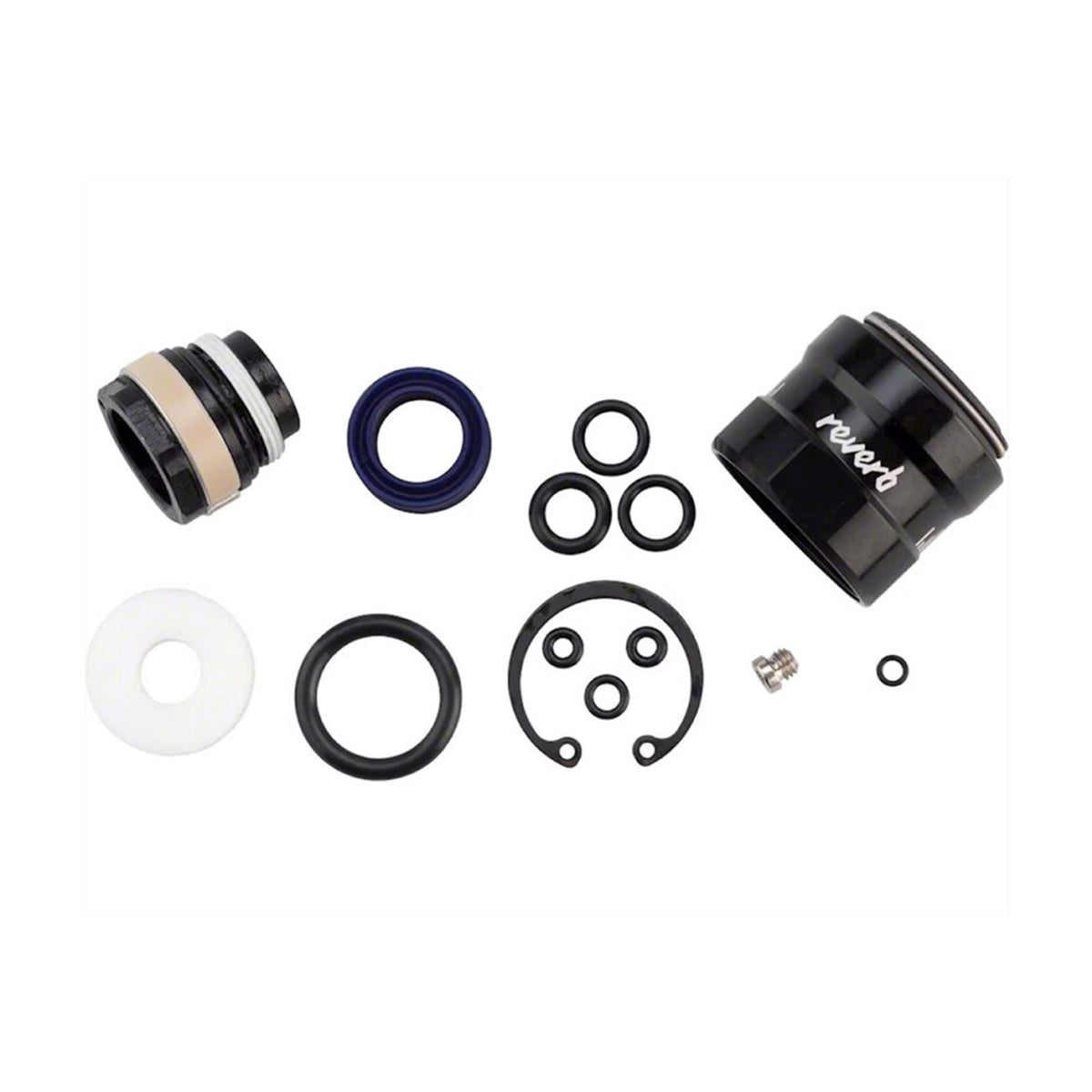 RockShox Seatpost Service Kit - 20,000 Actuations/2 Year Service (Includes Foam Ring, Inner Sealhead, Bushing, O-Rings and Oil) - 34.9mm - Reverb AXS B1+ (2026+)