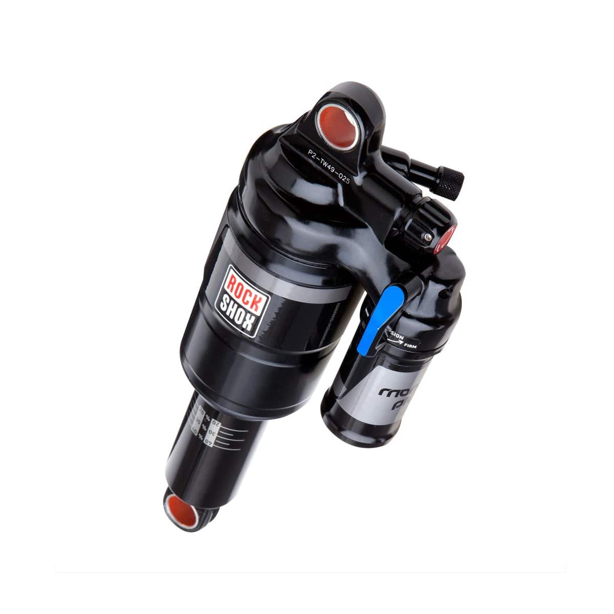 RockShox - Monarch Plus RC3 - (200X57/7.875X2.25) DebonAir High Volume Eyelet - 2 Volume Reducers - LReb/LComp - FastBlack (includes mounting hardware) 2015 Bronson/Roubion B3 - MY16