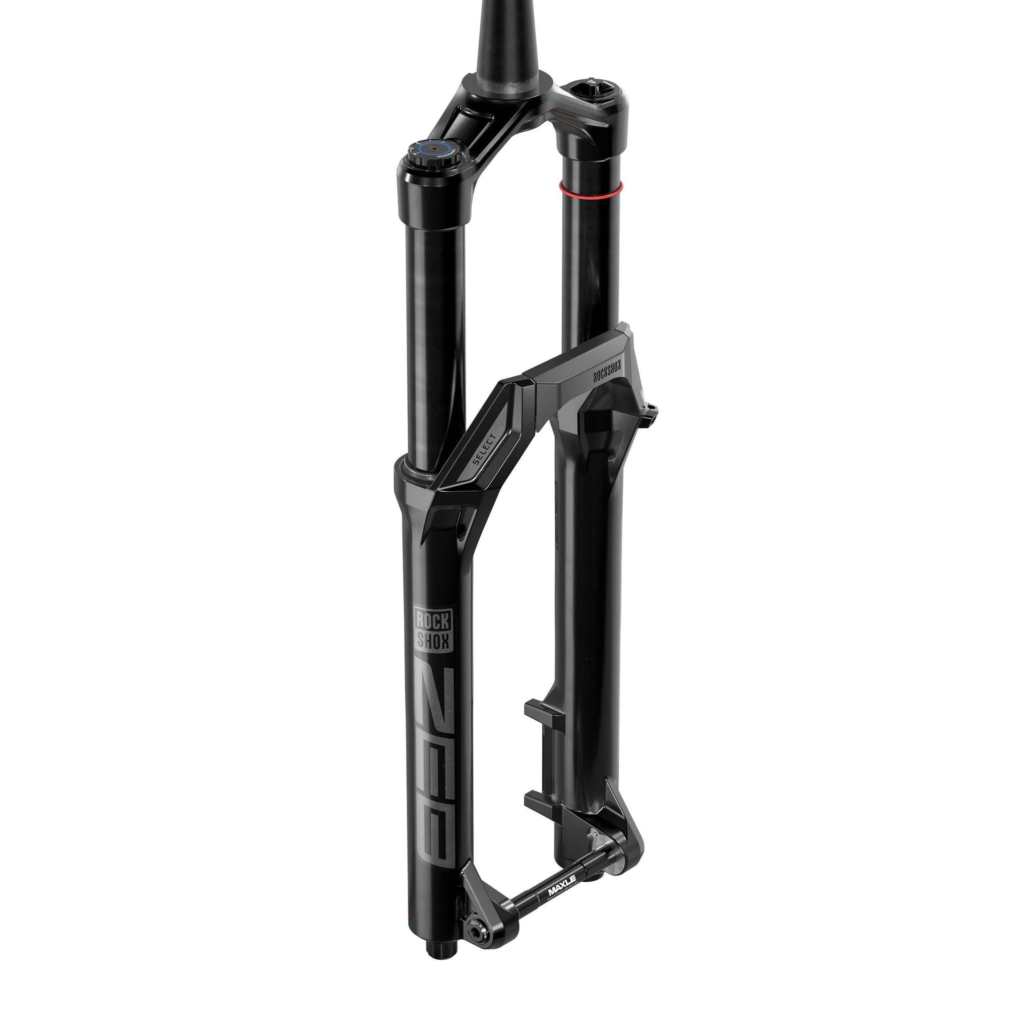 RockShox ZEB Select Charger RC B1 mountain bike fork with integrated fender, designed for 27.5-inch mountain bikes.