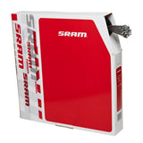 sram shift road and mtb cable kit 4mm 1x 1500mm 1x 2300mm 1 1mm polished stainless steel cables 4mm reinforced linear strand housing ferrules end caps frame protectors black p92445