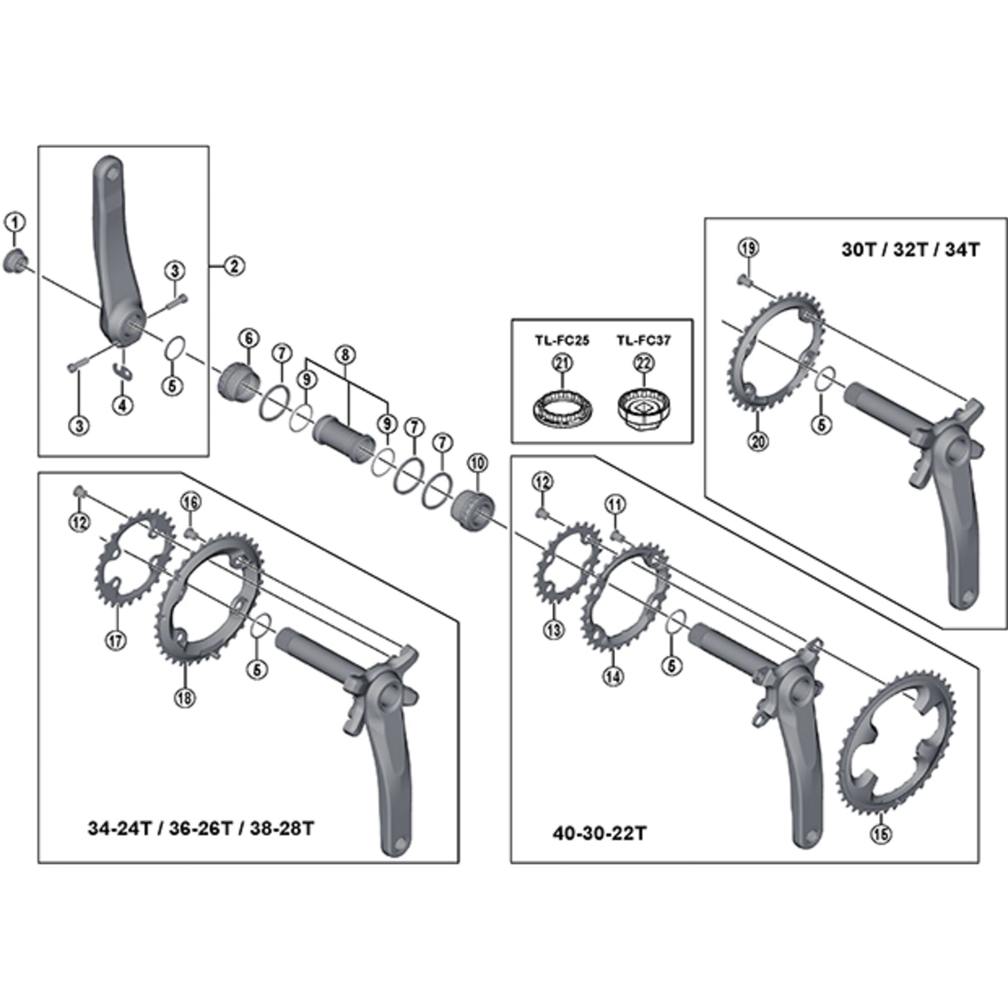 Shimano SM-CRM81 XT 11spd M8000 1X DCE single chainring