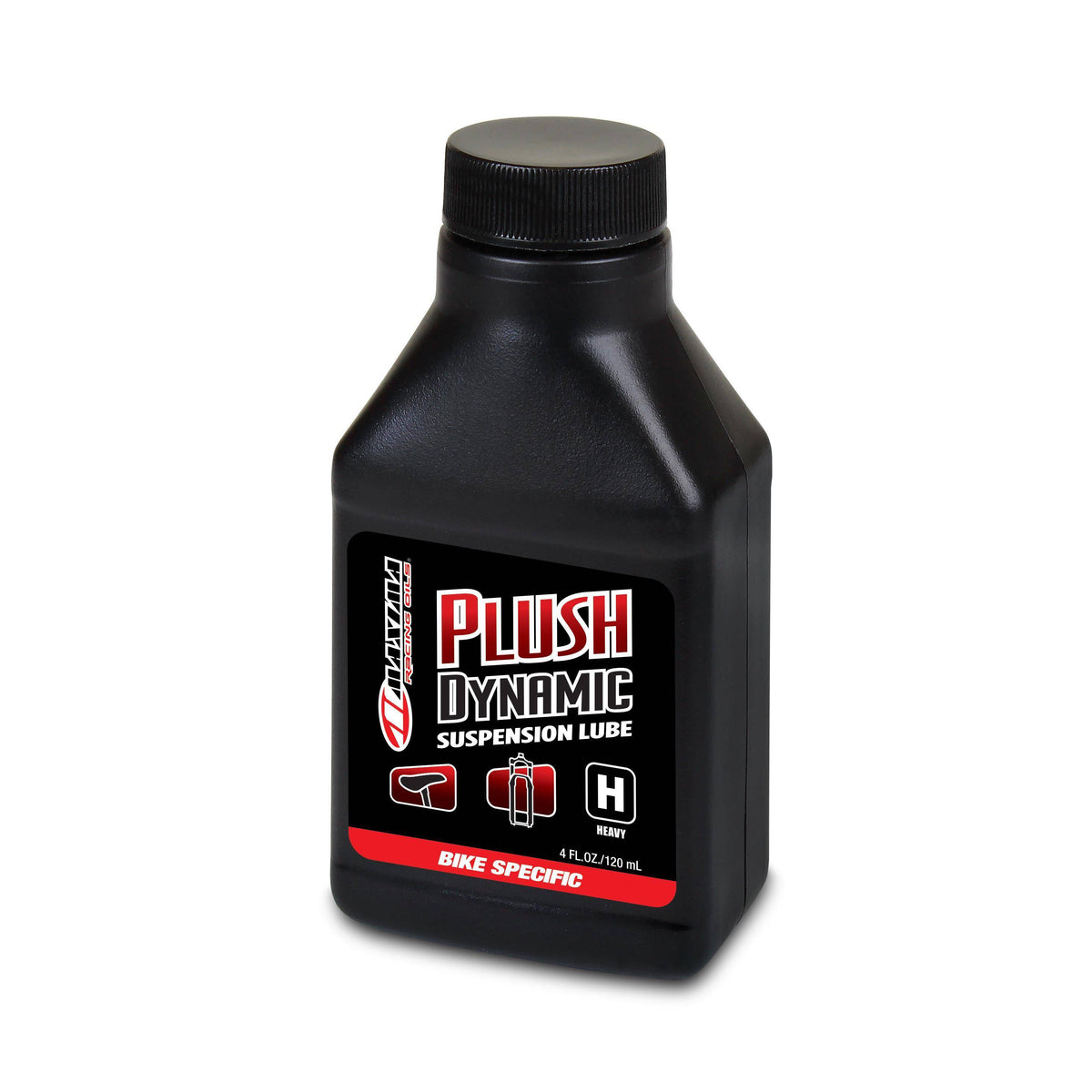 RockShox Maxima Plush Dynamic Suspension Lube for rock shox forks, shown in a workshop setting, ensuring smooth ride performance.