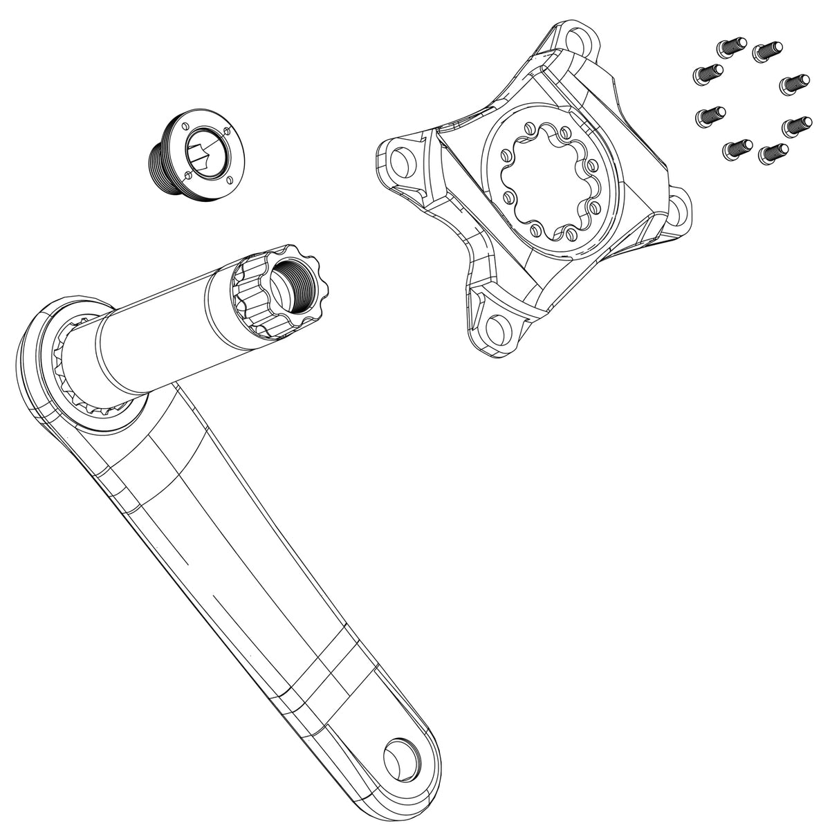 Sram Spares & Accesories - Crank Arm Abrasion Guard Decals For Crank Arms Qty2