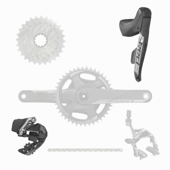 Sram Red Etap Axs 1X Rim Brake D1 Electronic Road Road Groupset