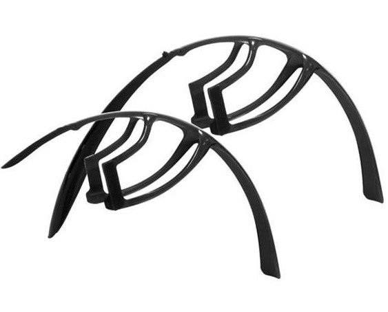 Crud Products Roadracer MK3 mudguards for 700c road bikes, black slim-fit bike accessories, shown in a close-up image.
