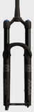 MicroSHIFT Fox 2027 38 Float Pelite MTB fork with tapered 44mm matte black finish and 170mm travel, shown from the side.