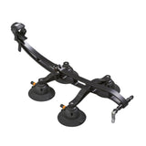 SeaSucker Komodo 1 Bike Rack for sports cars and convertibles, compact roof mount, black, with suction cup attachment for secure transport.