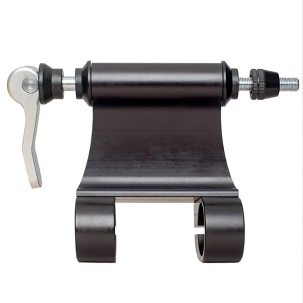 SeaSucker Monkey Bars bike carrier with 9mm quick-release fork mount, showing the back view of the versatile bike transport accessory.