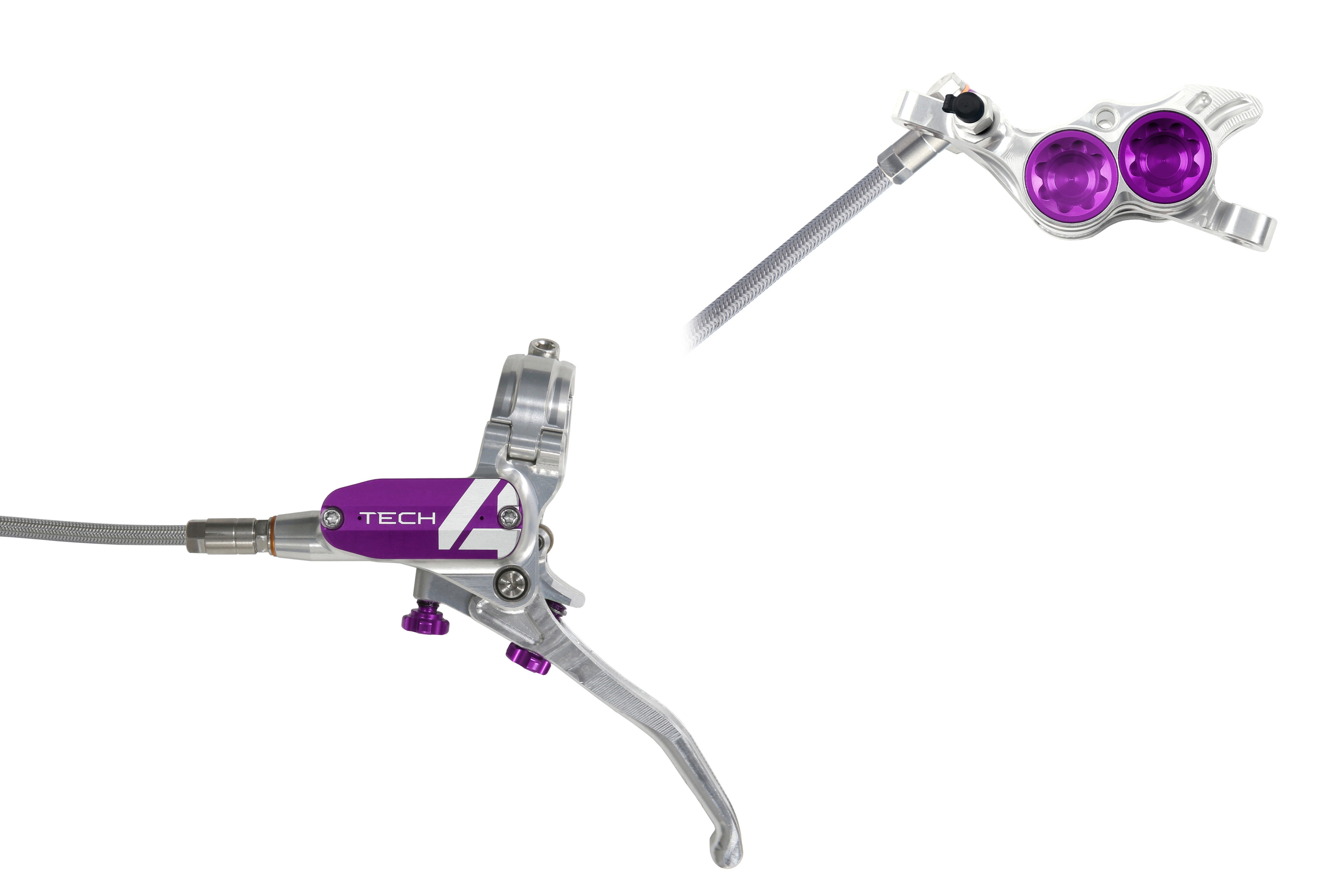 hope disc brake tech 4 e4 no rotor braided p103769