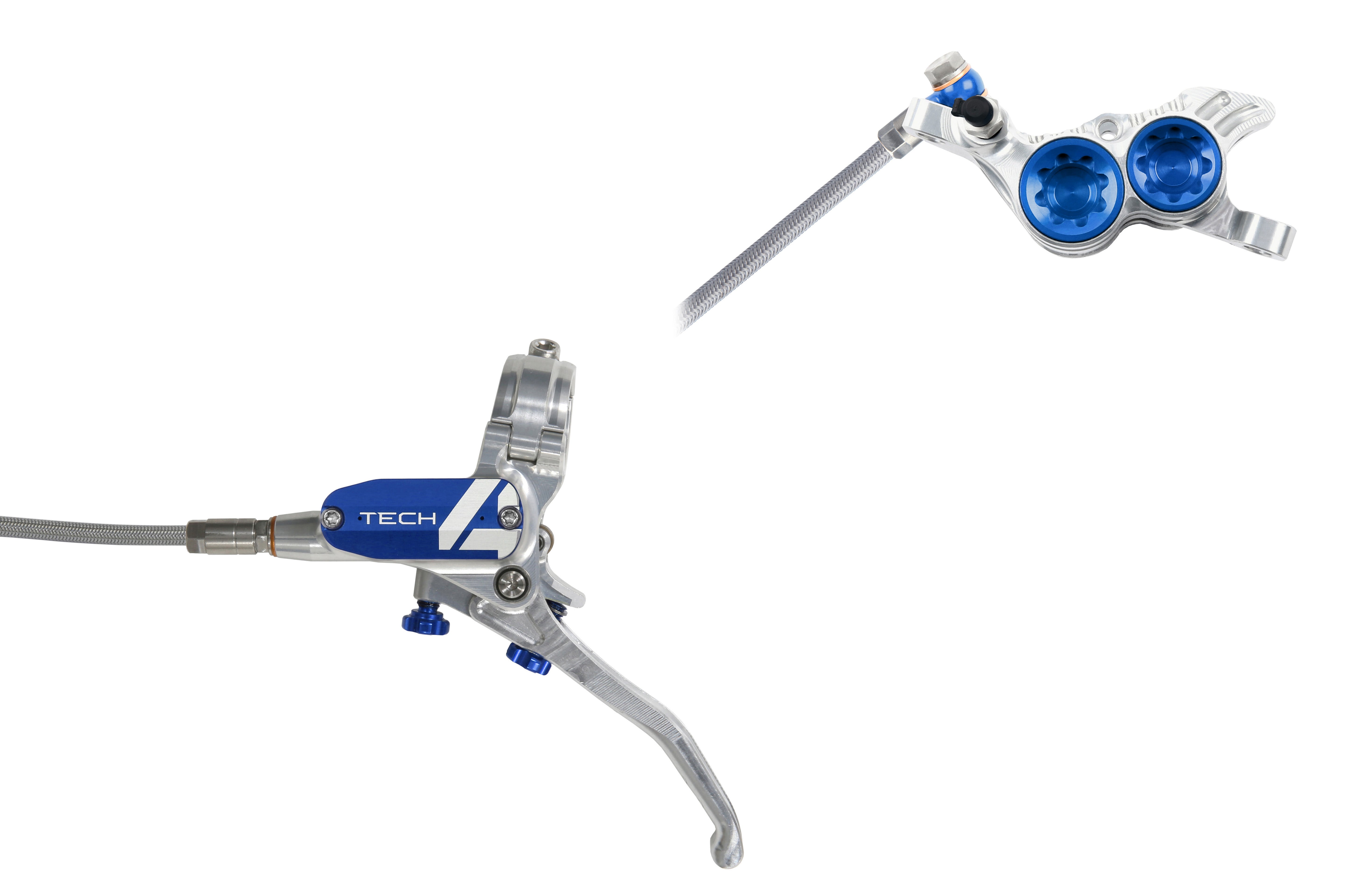 hope disc brake tech 4 v4 no rotor braided p103771