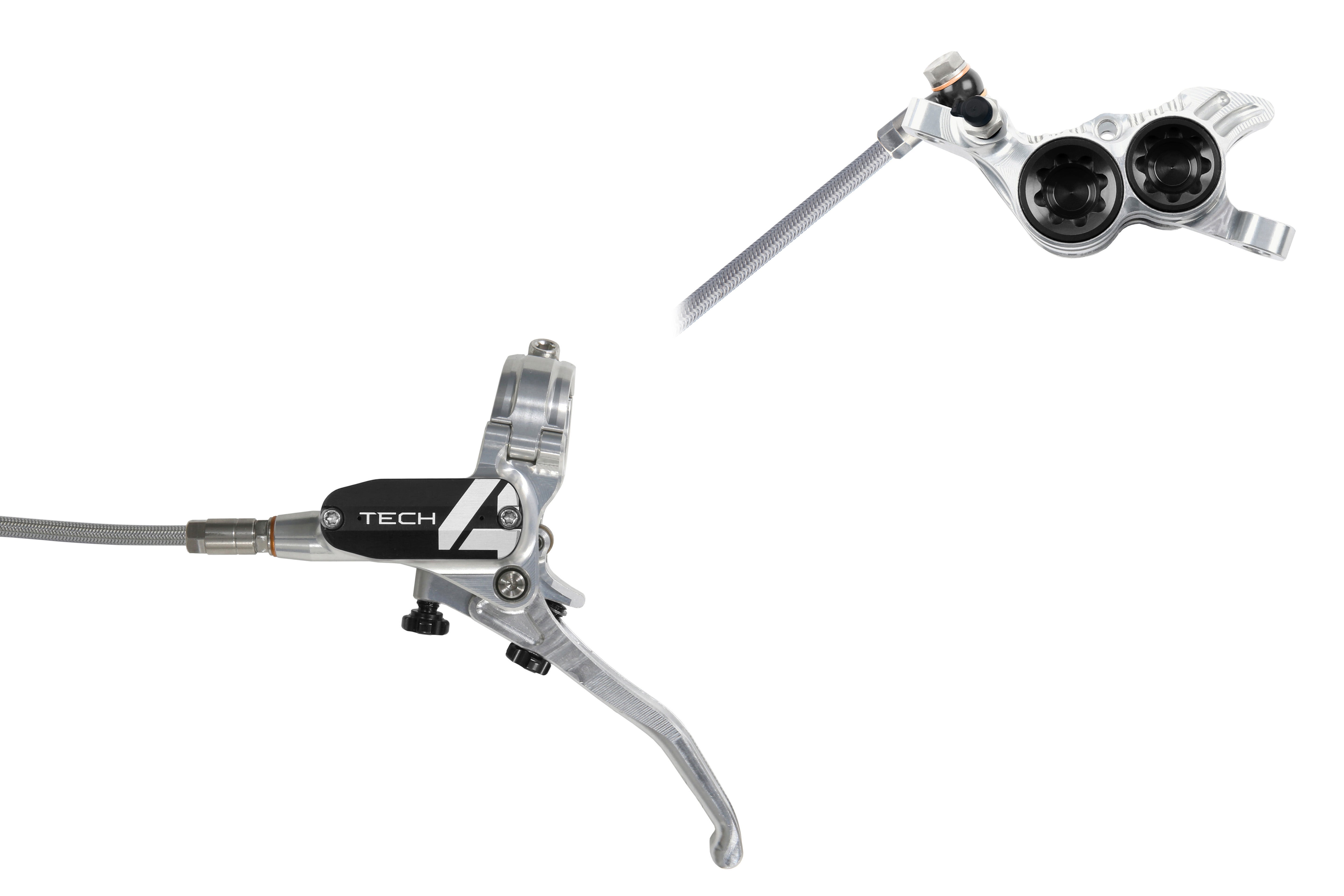 hope disc brake tech 4 v4 no rotor braided p103771