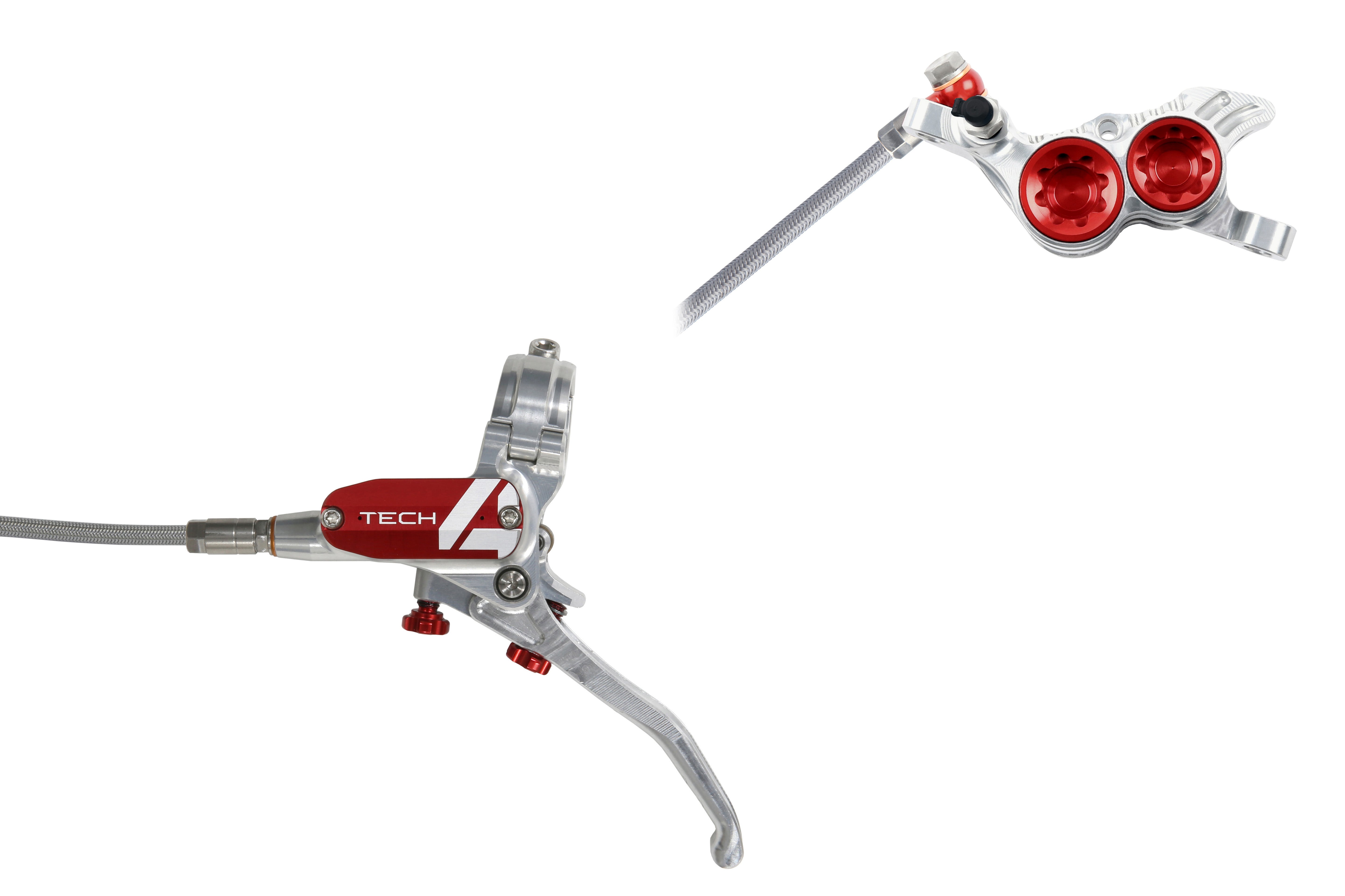 hope disc brake tech 4 v4 no rotor braided p103771
