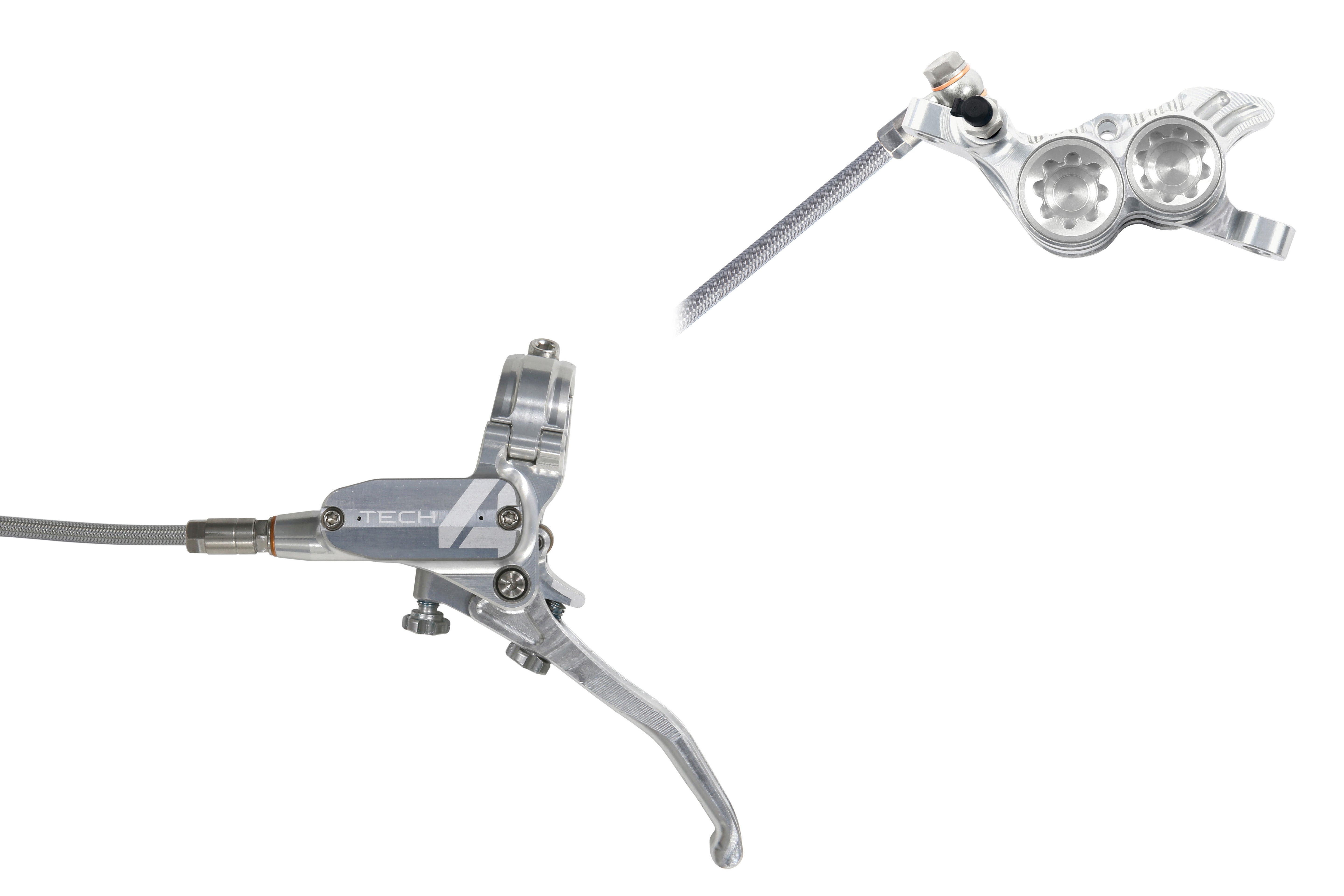 hope disc brake tech 4 v4 no rotor braided p103771