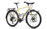 Genesis Tour de Fer 10 2026 touring bike with Shimano 2x9-speed drivetrain, front and rear racks, designed for long-distance cycling.