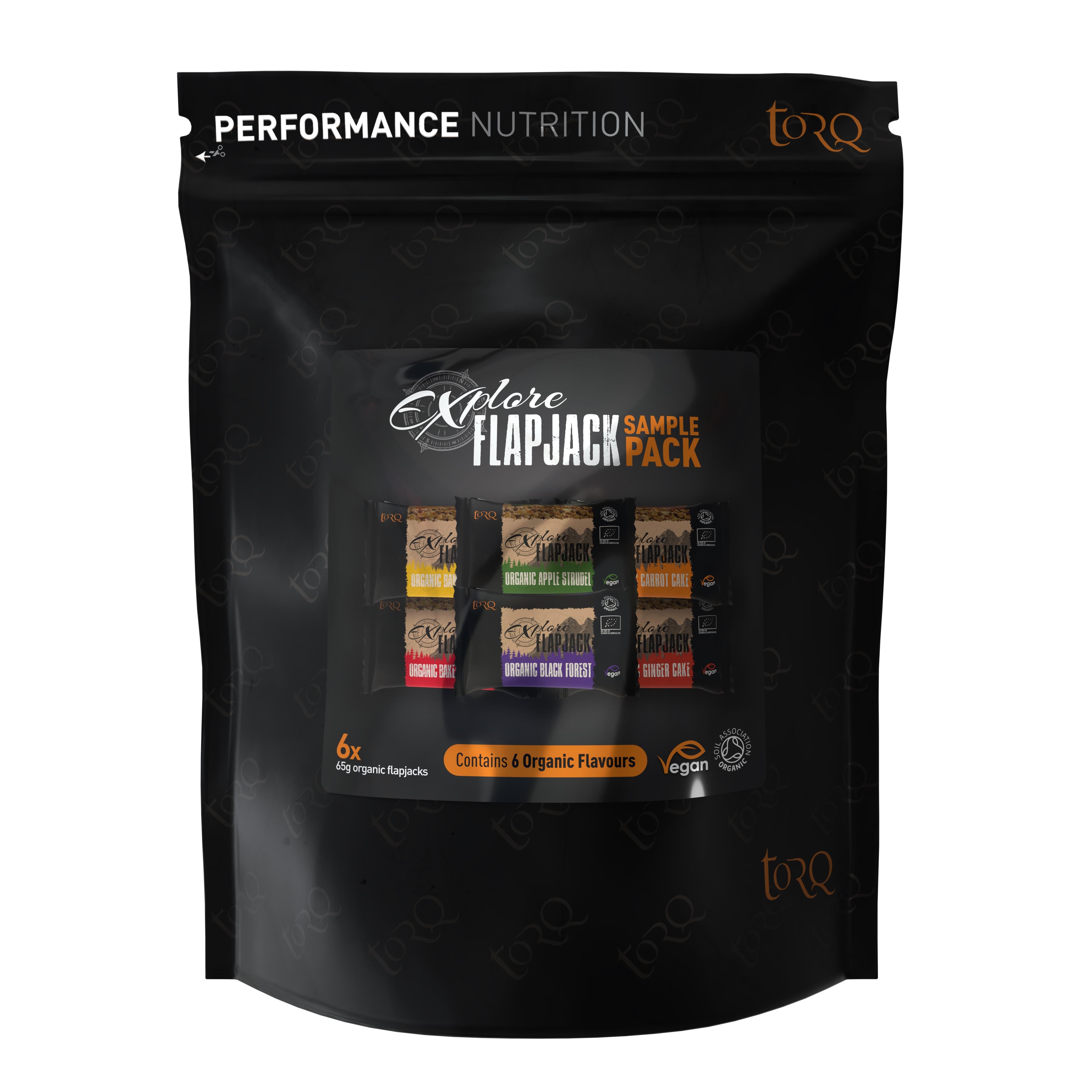 TORQ Explore Flapjack Sampler Pack (Pouch Of 6)