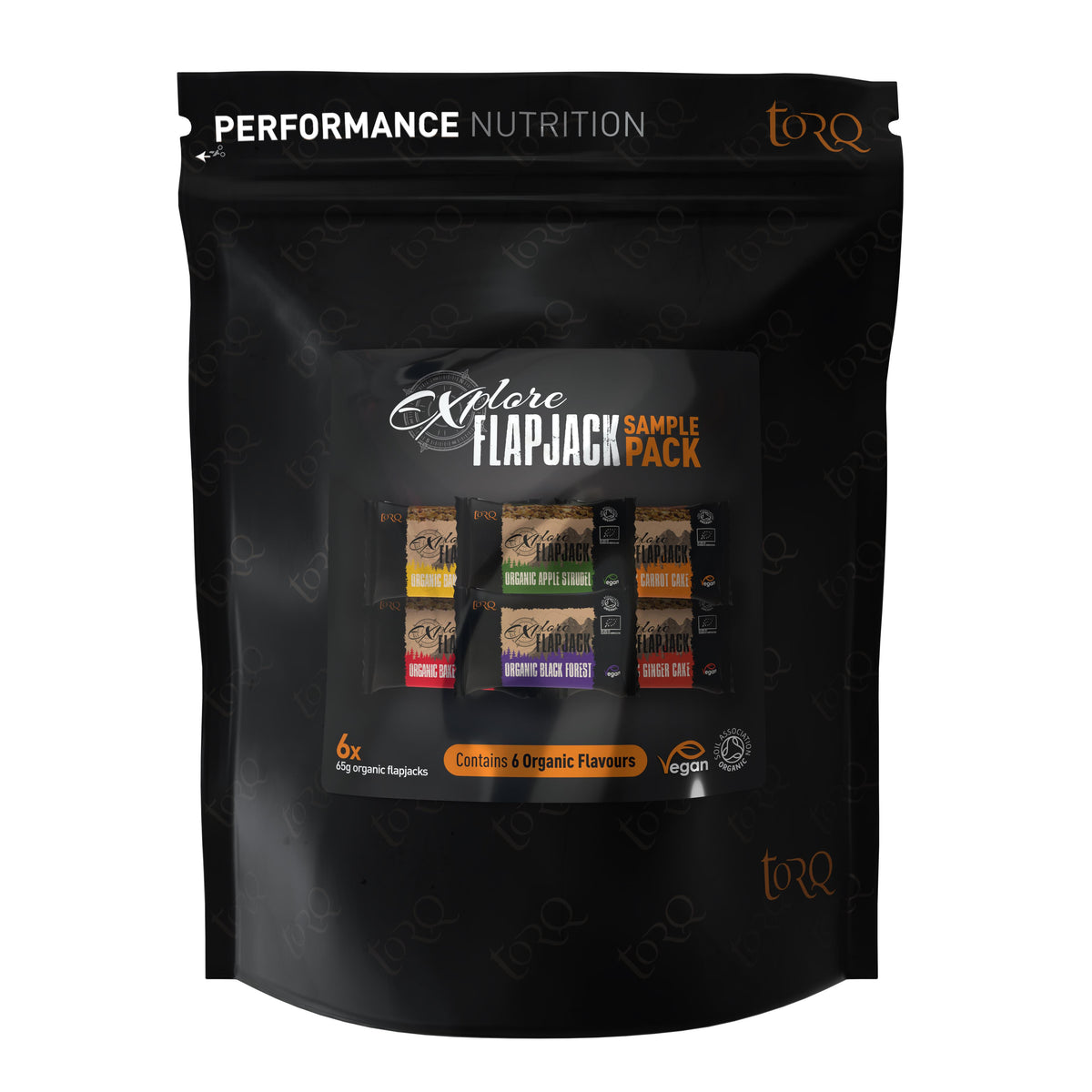 TORQ Explore Flapjack Sampler Pack (Pouch Of 6)