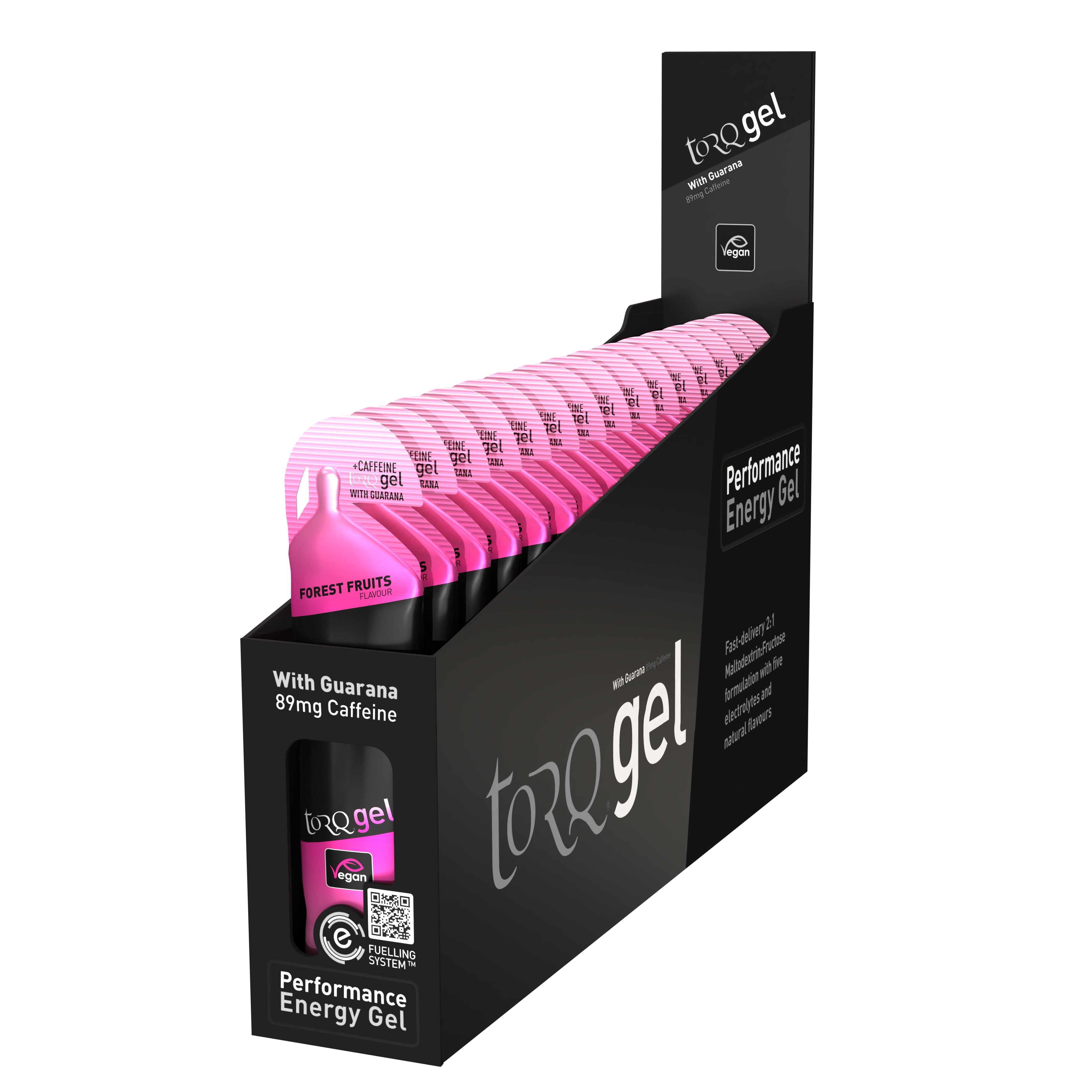TORQ Energy Gel With Guarana - Caffeinated (15x 45g)