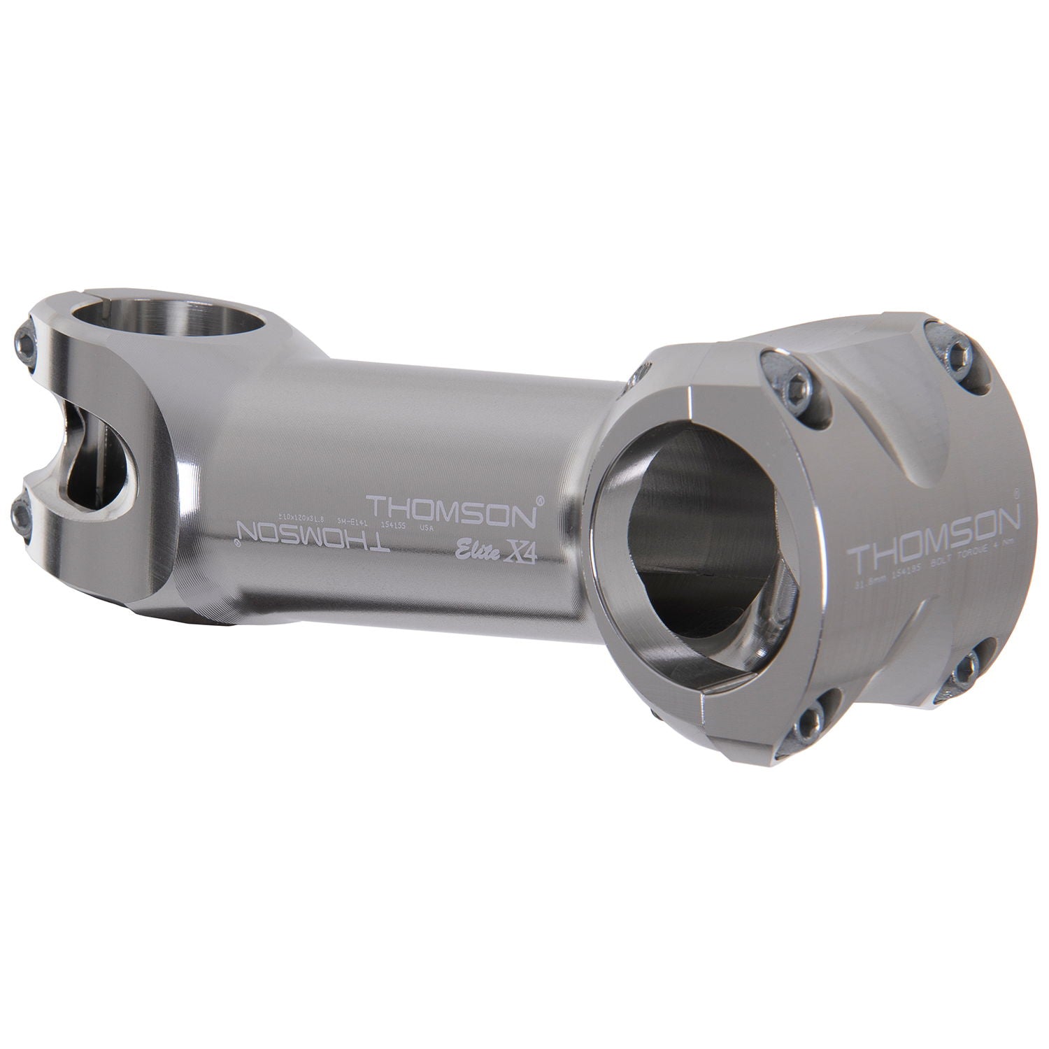 thomson stems elite stem x4 silver 0 p100763
