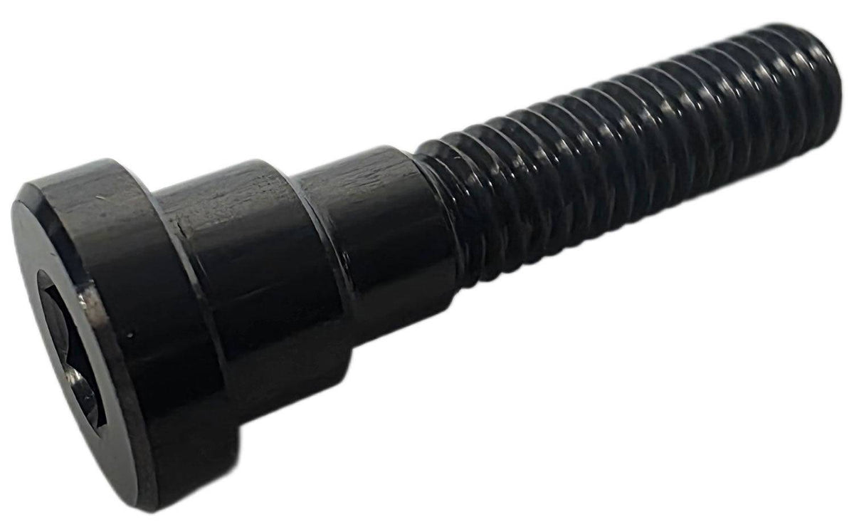 Hope Top Cap and Grip Doctor Bolt in Smoke for bicycle headset, showing the sleek black component with branding details.