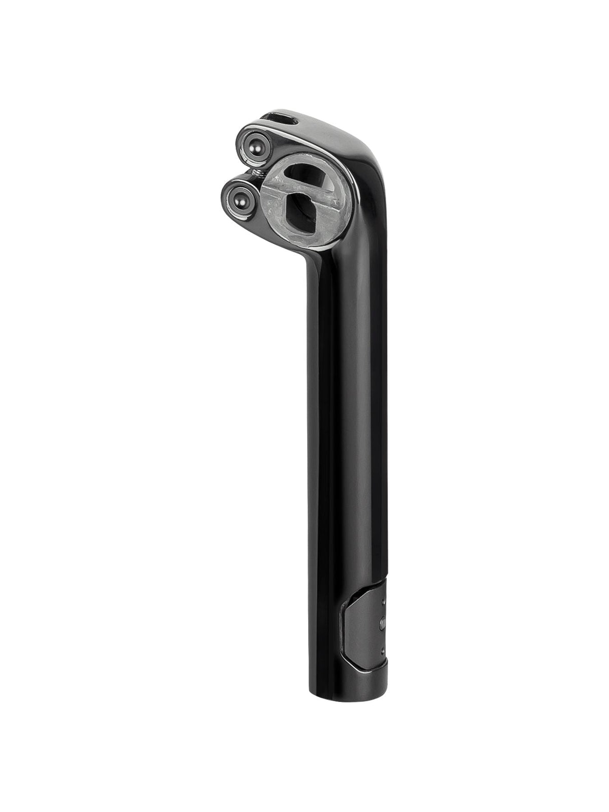 Trek Domane MKIII bike component with gloss color-matched internal mast caps, showcasing sleek design and precise fit.
