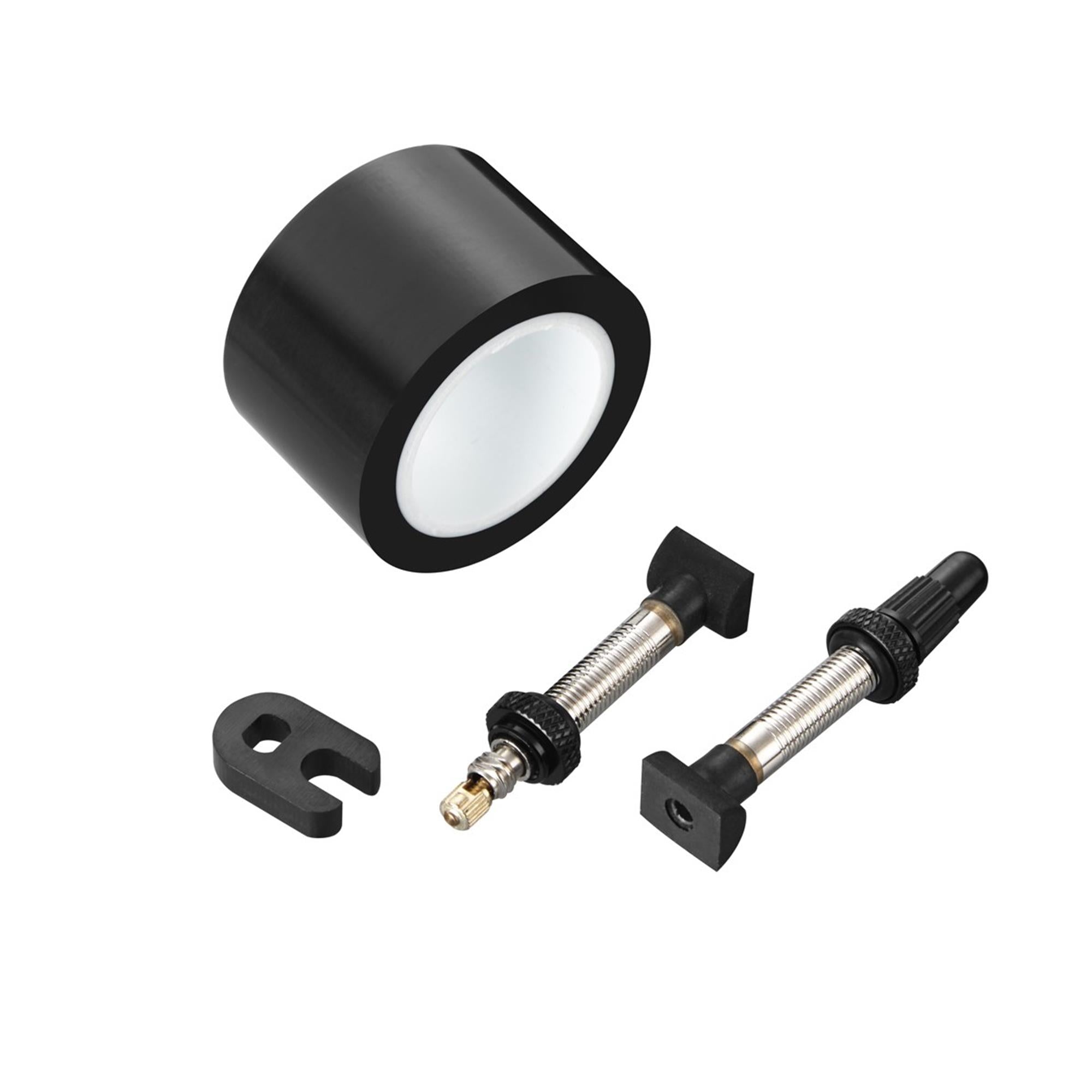 SRAM Tubeless Kit Includes 32mm Tape 2 Universal Valves & 1 Valve Core Wrench (Fits 30mm inner width rims ROAM 60[B1] Wheel