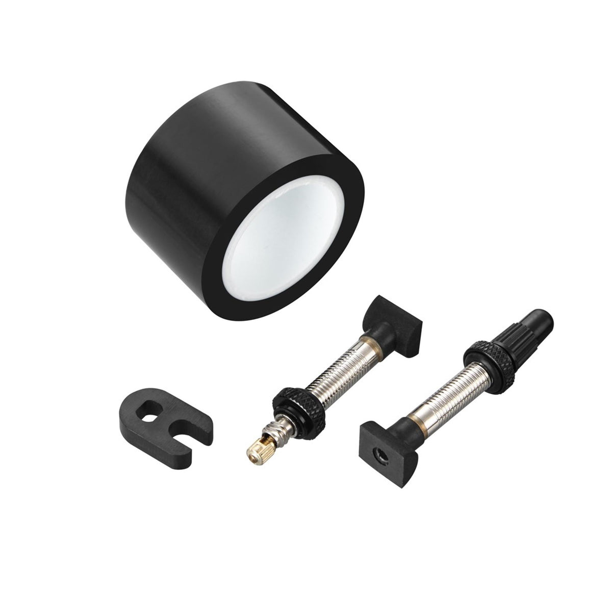 SRAM Tubeless Kit Includes 32mm Tape 2 Universal Valves & 1 Valve Core Wrench (Fits 30mm inner width rims ROAM 60[B1] Wheel