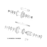 Sram Spare - Wheel Spare Parts Kit Axle Assembly X-9 V2 Rear