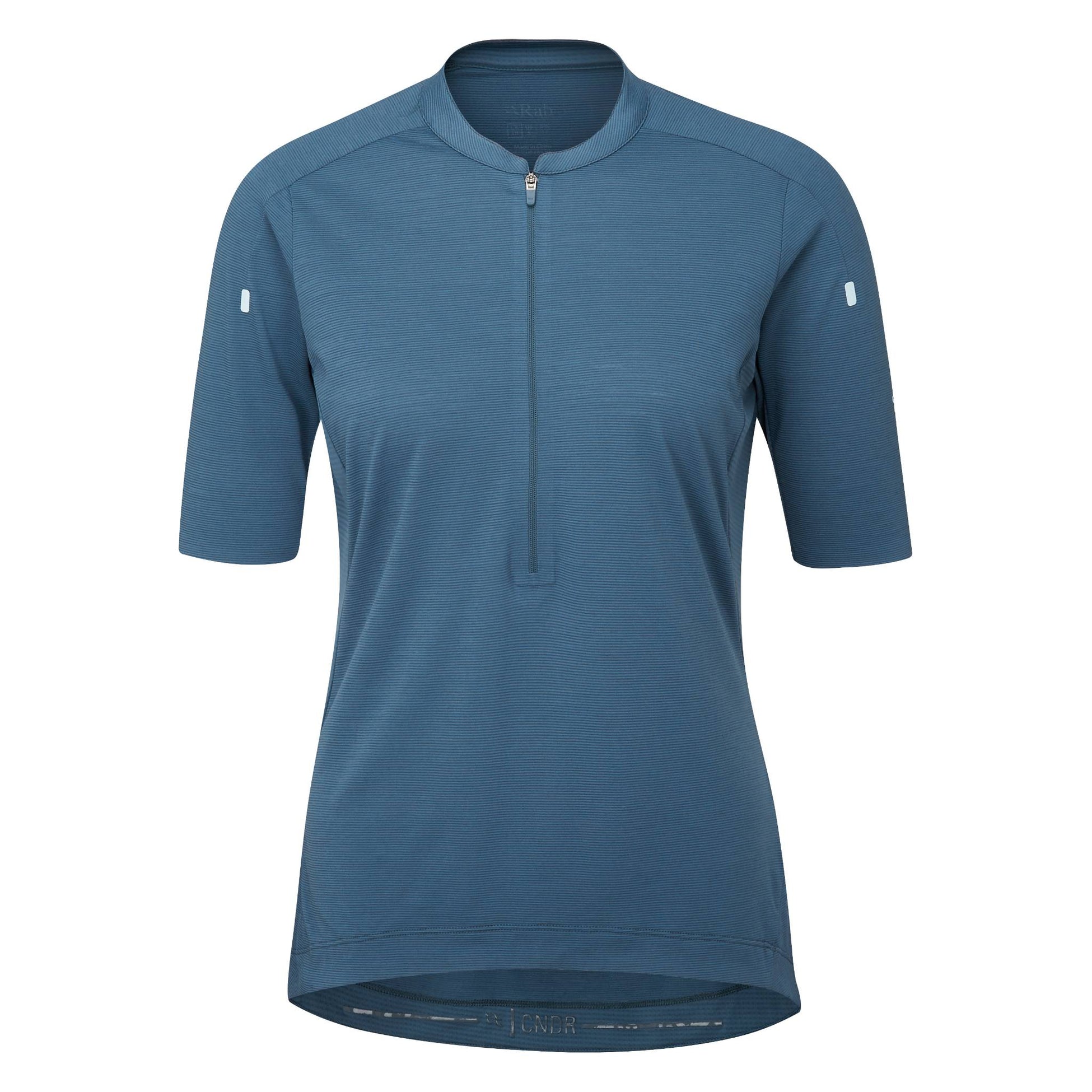 Rab Cindercrino Zip Tee Womens Jersey