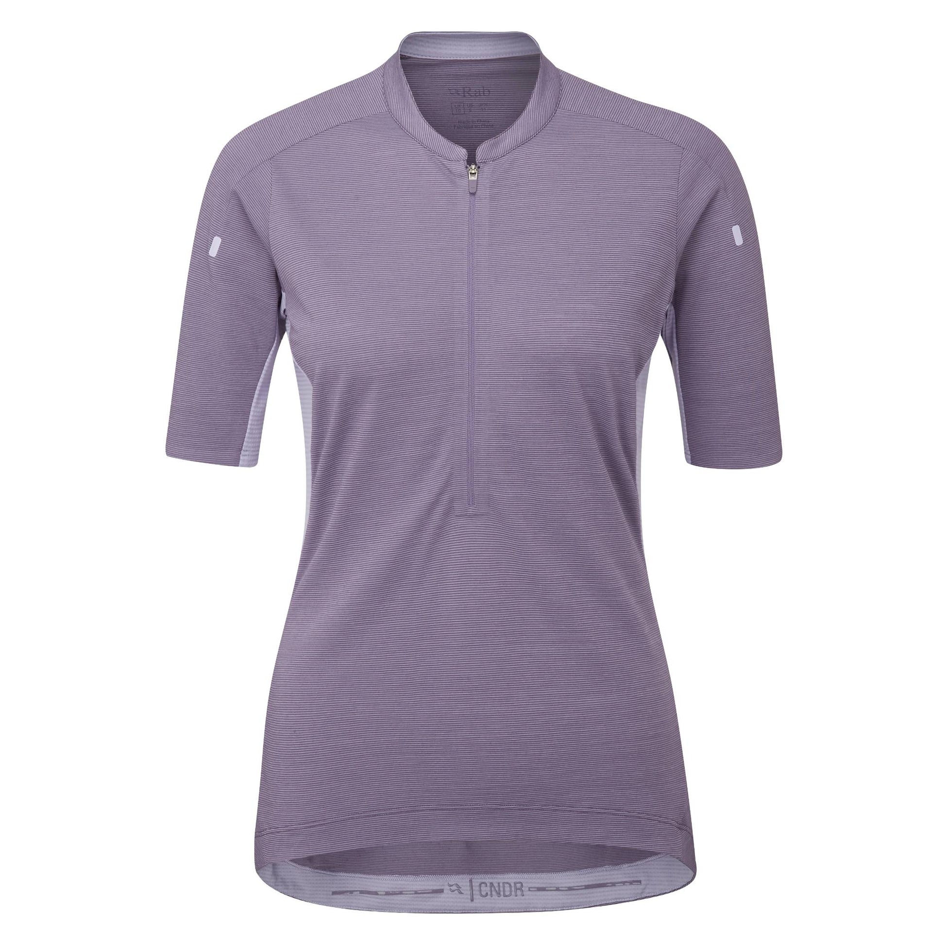 Rab Cindercrino Zip Tee Womens Jersey