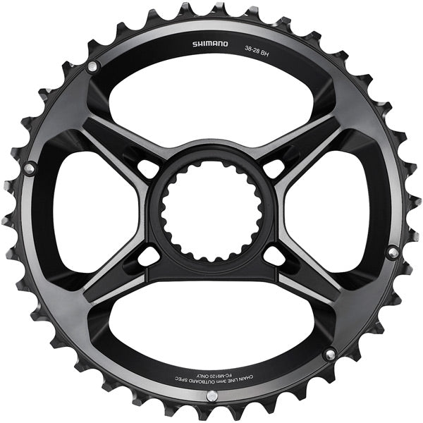 Shimano FC-M9120-B2 chainring, 38T-BH, for 38-28T