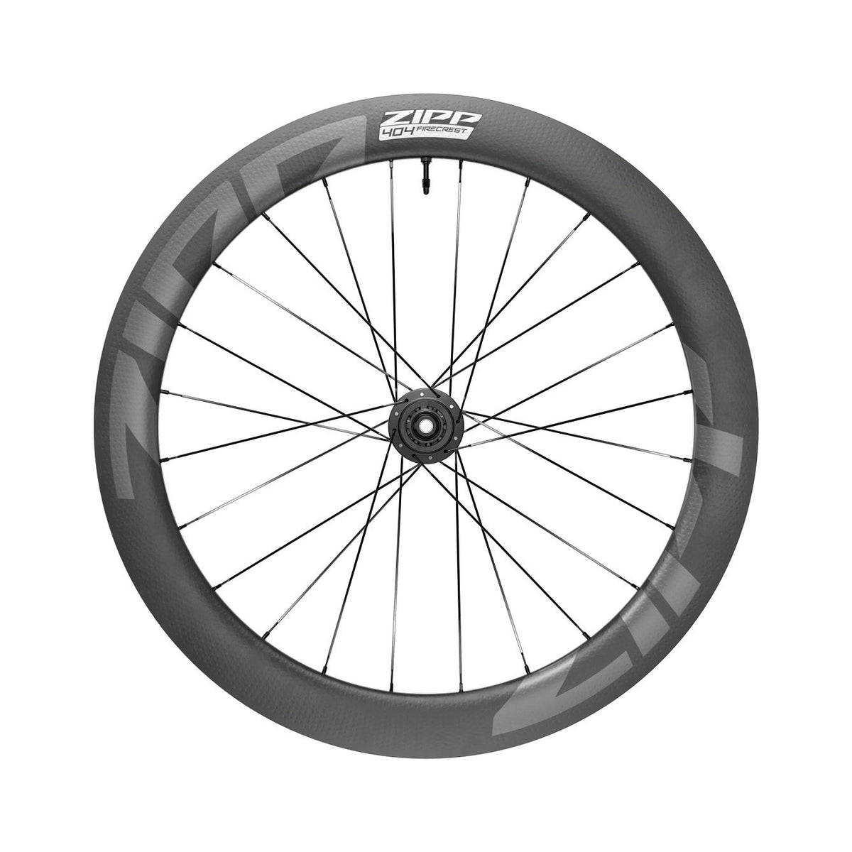 Zipp Wheel - AM 404 Firecrest Carbon Tubeless Disc Brake Center Locking 700c Rear 24Spokes 12x142mm
