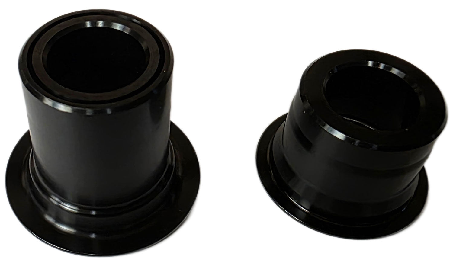 Zipp rear wheel axle end cap set in black for 12x142mm center lock disc brake thru axles, bike component accessories
