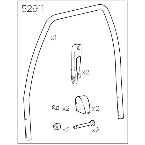 Thule Mounts & Spares - 52911 Bike frame kit