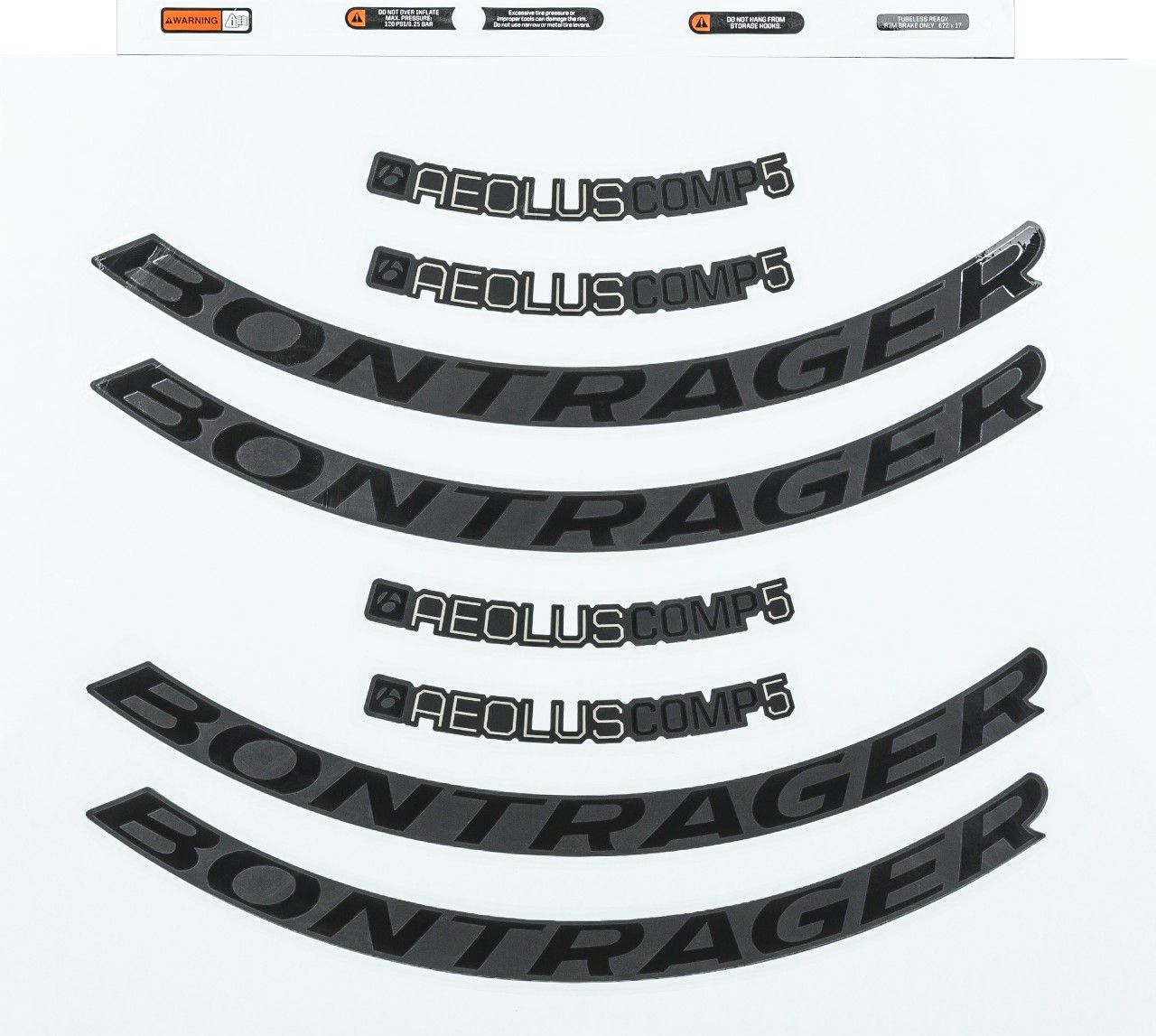 Bontrager Aeolus Comp Rim Decal Sets Wheel Spares