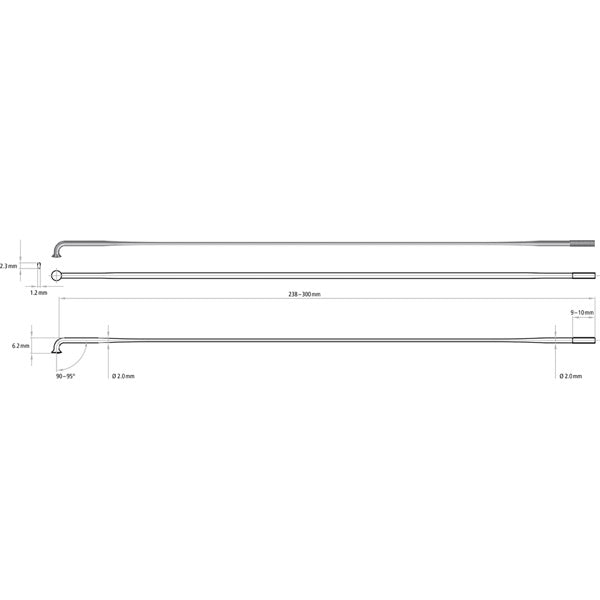 dt swiss spokes aero comp box 20 p99081