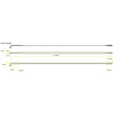 dt swiss spoke aero comp wide straight pull spokes 14 g 2 mm box 20 p132246