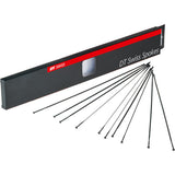 Black DT Swiss Aero Lite Straight Pull 14g cycling spokes, 278mm length, designed for high-performance bicycle wheel components.