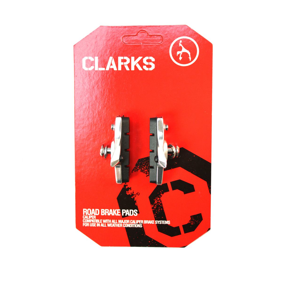 Clarks Road Brake Pads Fits All Major Road Brake Systems 52Mm: Black Brake Pads | Swinnerton Cycles