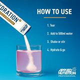 Applied Nutrition Hydration+ Electrolyte and Vitamin Powder Stick