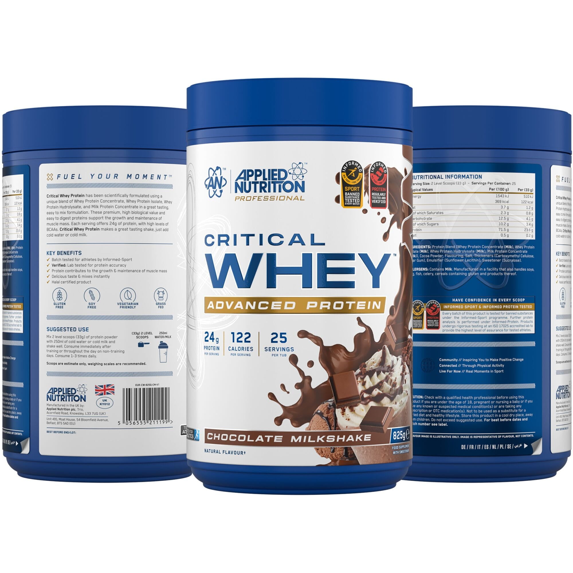 Applied Nutrition Critical Whey Protein Powder