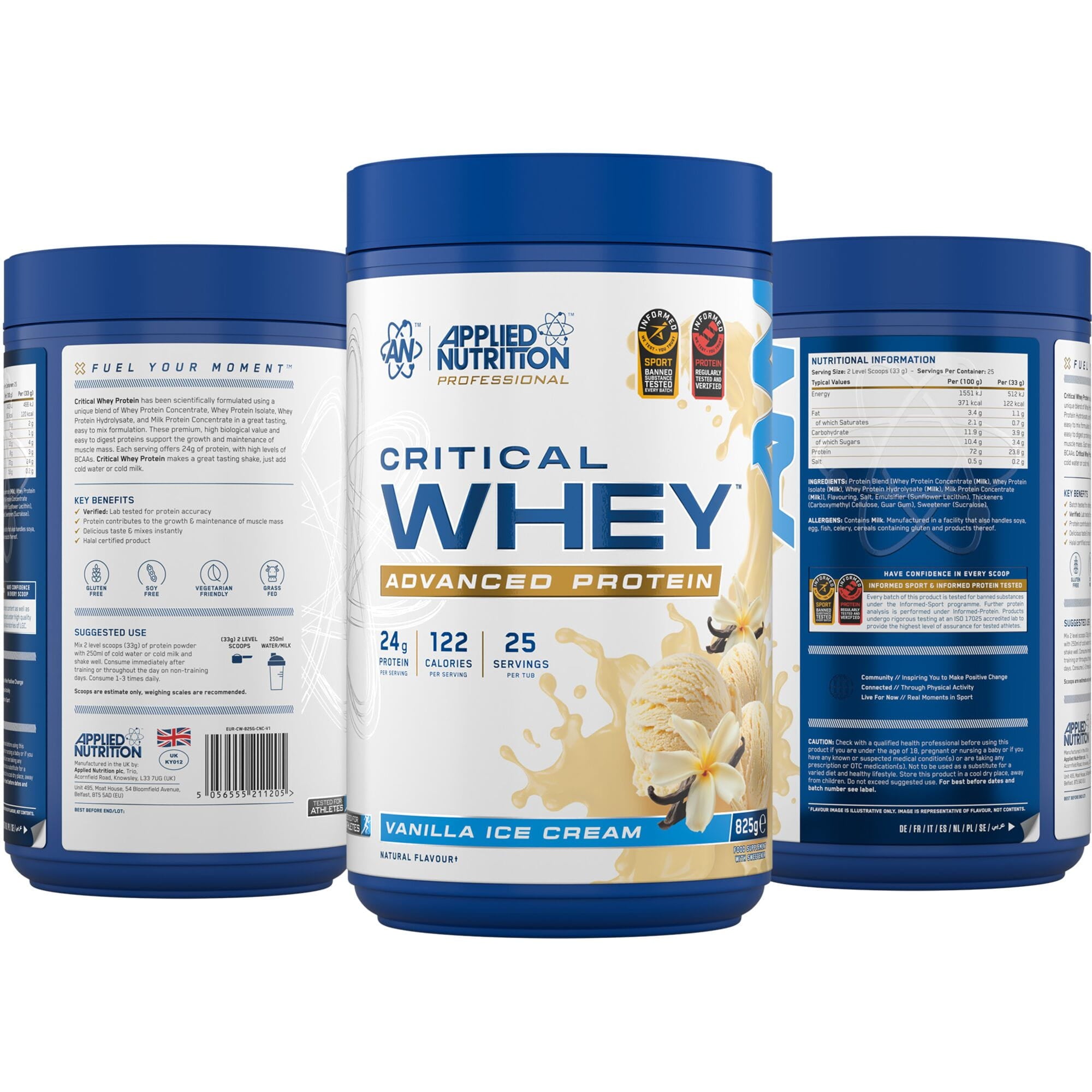 Applied Nutrition Critical Whey Protein Powder