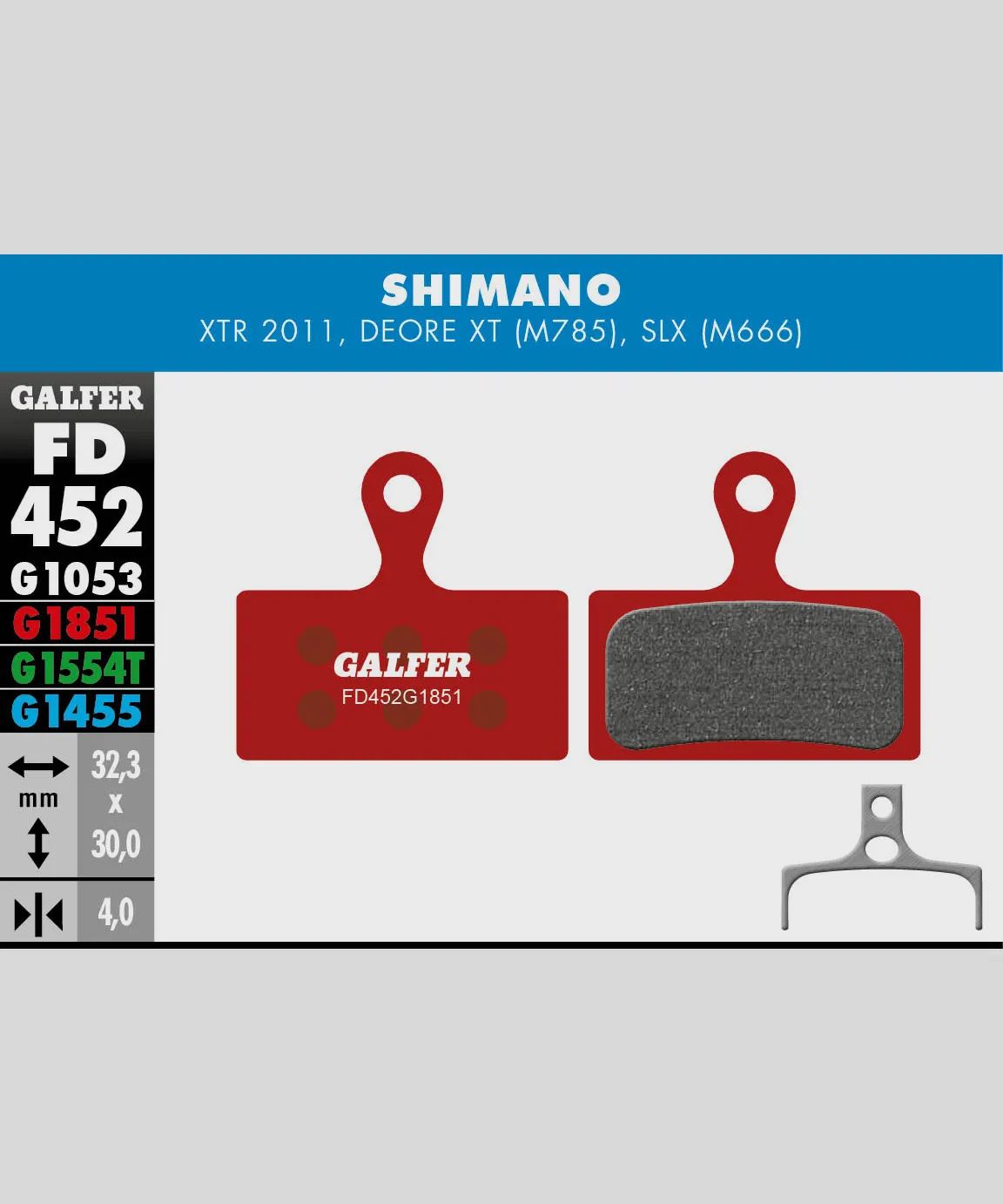 Galfer Advanced Bike Disc Brake Pad