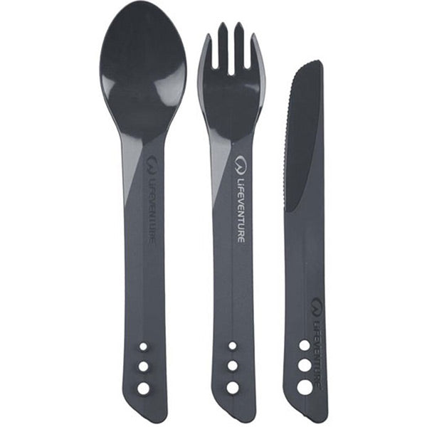 Lifeventure Ellipse Knife, Fork and Spoon Set