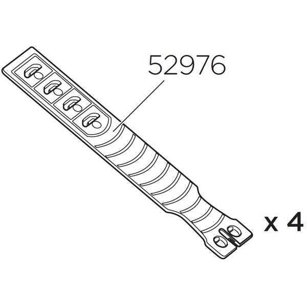 Thule 52976 Roof Bar Straps for Footpacks x4 – Secure Roof Rack Accessory | Swinnerton Cycles