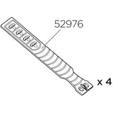Thule 52976 Roof Bar Straps for Footpacks x4 – Secure Roof Rack Accessory | Swinnerton Cycles