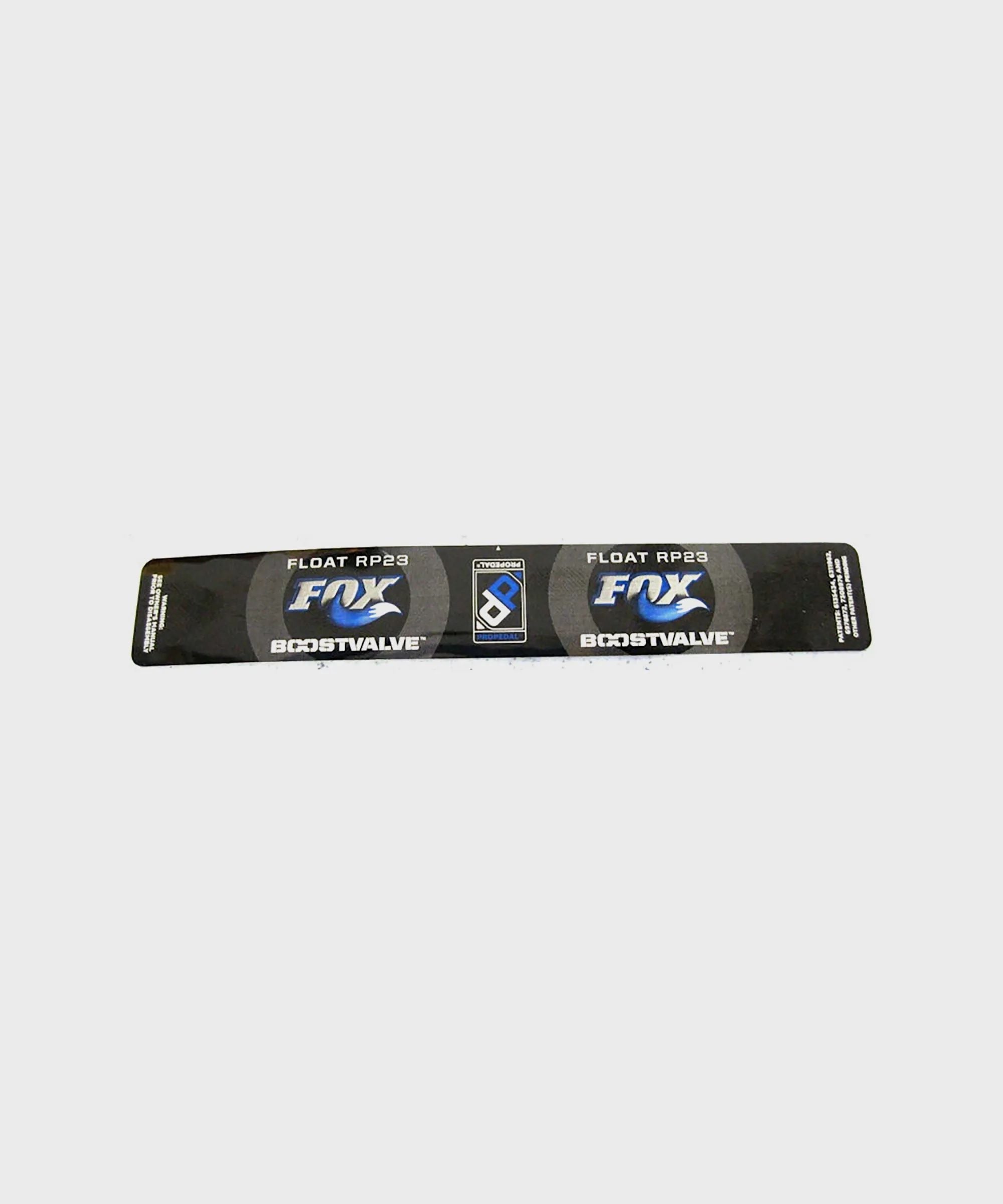 Fox Float RP23 Shock Boost Valve Decal 2010 5.5 / 6.0