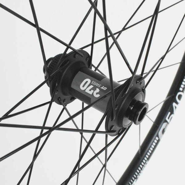 M Part Wheels Gravel Front Wheel Dt 370 Cl Hub G 540 Rim Tlr Black 700C Wheel