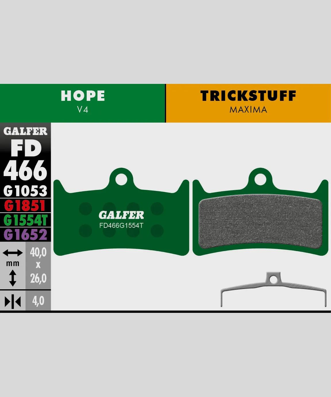 Galfer Pro Bike Disc Brake Pad