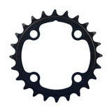 FSA Alloy Modular MTB Chainring (2x11, 68x24T, Black, 4h)